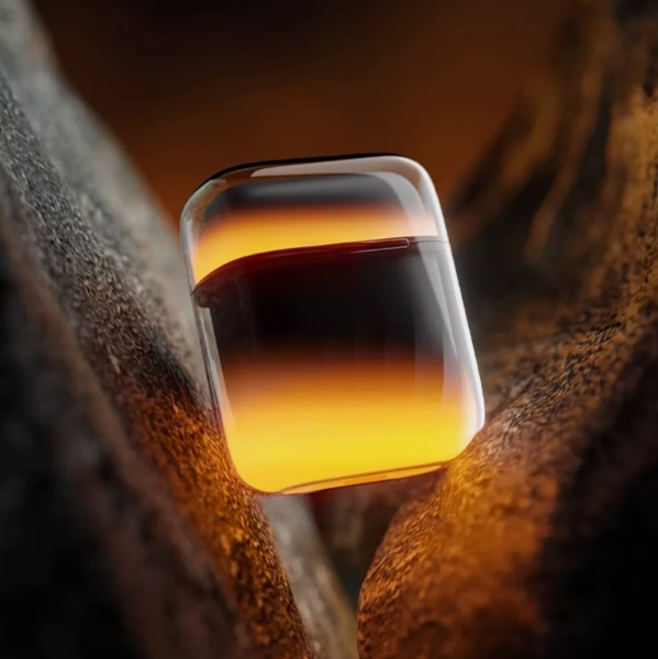 Luna Luxury Airpods Sand Case